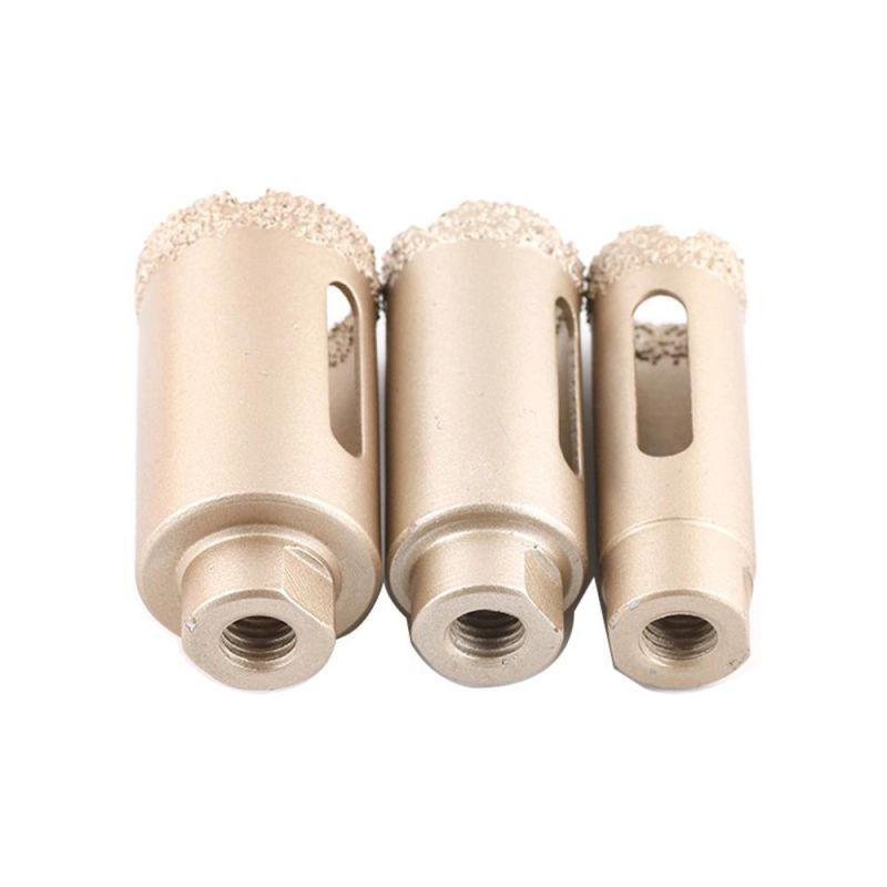 Brazed Drilling Bits Vacuum Brazed Diamond Bit Drill for Stone