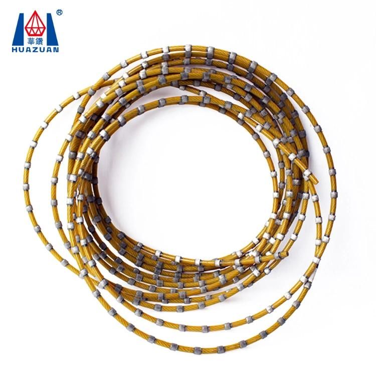 11mm Diamond Wire Saw for Stone Cutting Marble Block Squaring