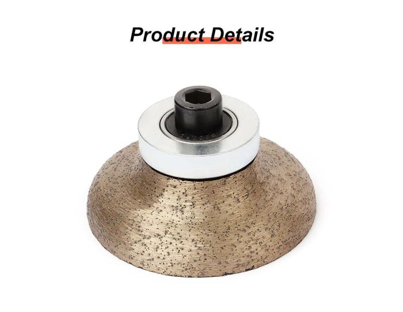 Diamond Router Bit Stone Edge Profiling Wheels for Granite Marble Grinding