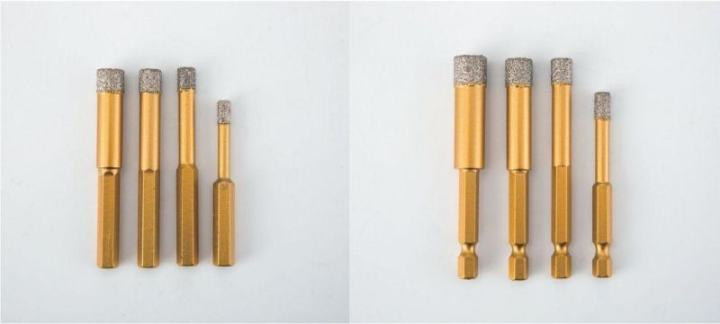 China Manufacturer Vacuum Brazed General Speed Drill Bit with Wax Cooling