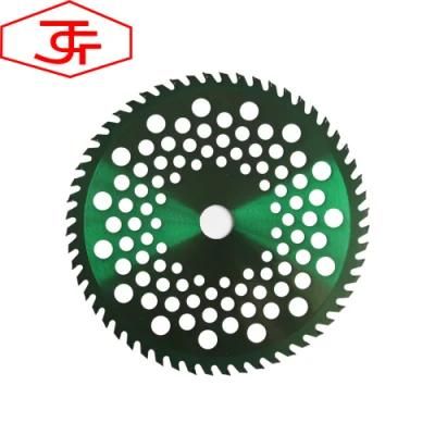 2018 Top Quality Alloy Steel Cutting Grass Tct Saw Blade