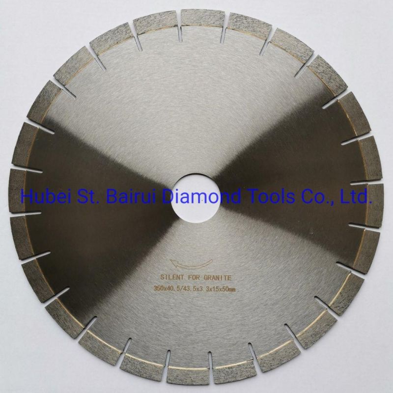 14inch 350mm Sandwich Silent Steel Core Segmented Granite Cutting Circular Diamond Saw Blade Cutting Tools