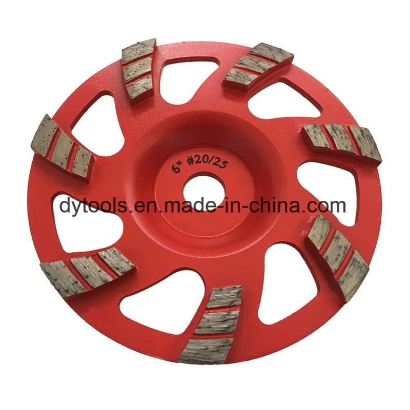 Diamond Grinding Cup Wheel with Special Desings for Concrete and Stone