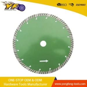 Hot Pressd Turbo Wa Ve Diamond Circular Saw Blade for Cutting Stone