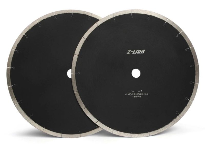 14"/350mm Circular Diamond Cutting Continuous Rim Saw Blade for Stone/Marble/Ceramic/Porcelain Tile