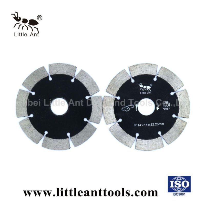 Black 114mm Diamond Concrete Saw Blade for Dry Using