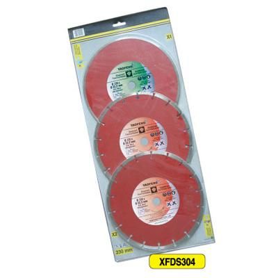 3 Pieces Set 230mm Diamond Circular Saw Blades Cutting Disc