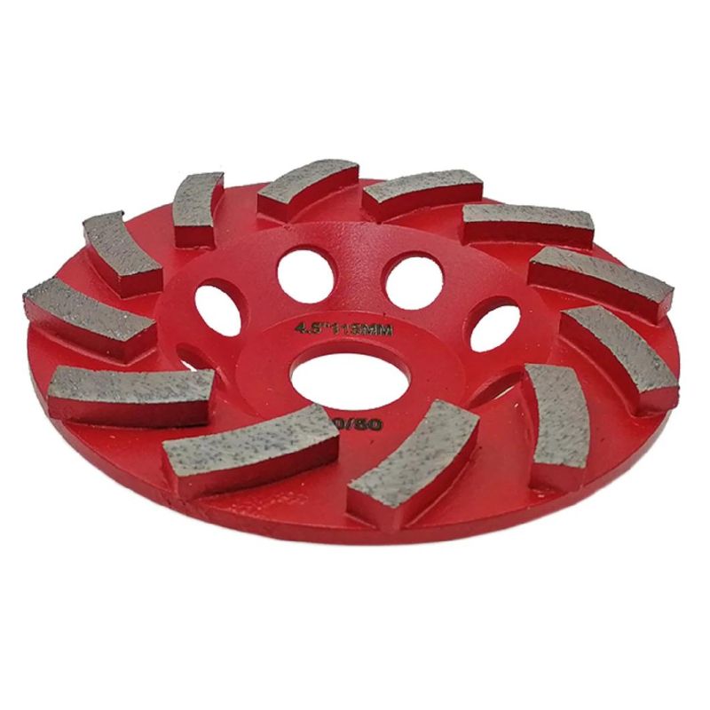 Welded Diamond Segmented Turbo Grinding Cup Wheel for Concrete