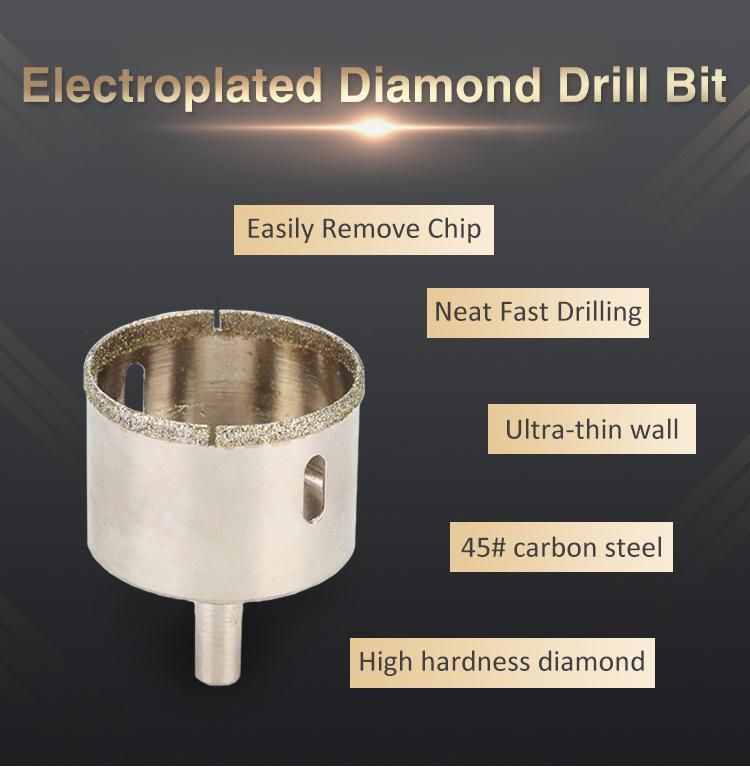 Diamond Electroplated Core Drill Bits for Glass