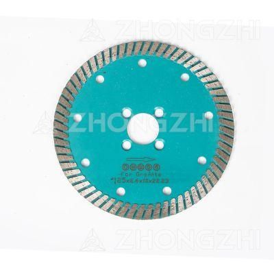 Good Quality Sintered Narrow Continuous Turbo Rim Blade for Stone Cutting