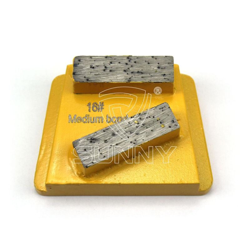 Double Bar Segment Phx Trapezoid Diamond Grinding Shoes