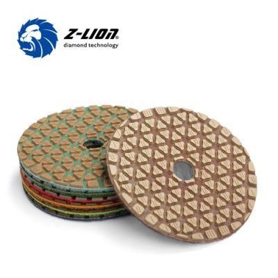 3inch/4inch Flexible Resin Bond Dry Polishing Pad for Granite Marble