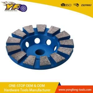 Steel Body Diamond Cup Grinding Wheel for Polishing Ceramic Tile