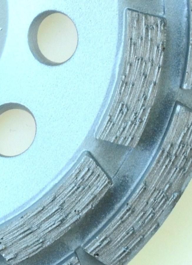 Diamond Double Row Grinding Cup Wheel for Angle Grinder in All Size/Tooling/Grinding Cup Wheel