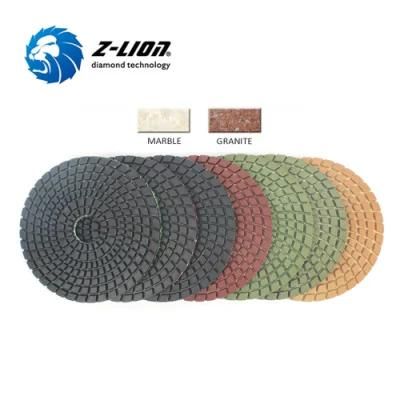 Resin Flexible Diamond Abrasive Polishing Pad for Marble Granite