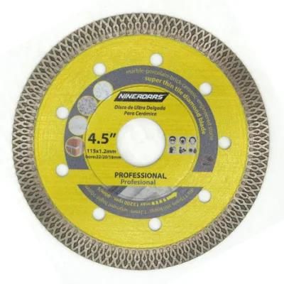 X Teeth Wet and Dry Using Diamond Saw Blade for Super Thin Cutting Tile Granite Marble Ceramics