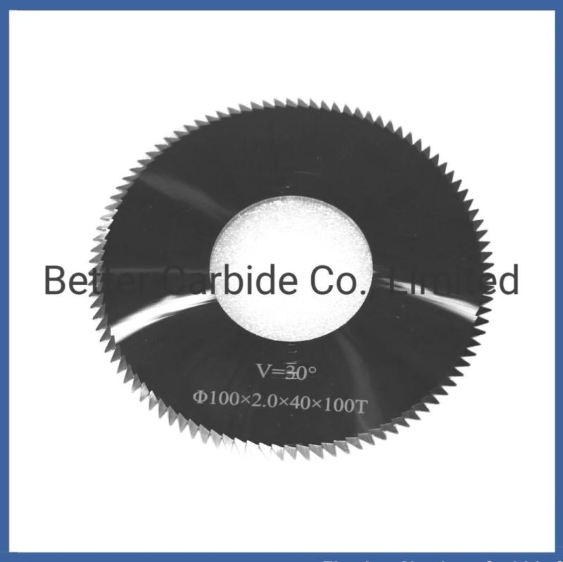 Solid Tungsten Carbide Saw Blade - Cemented Blade for PCB V Scoring