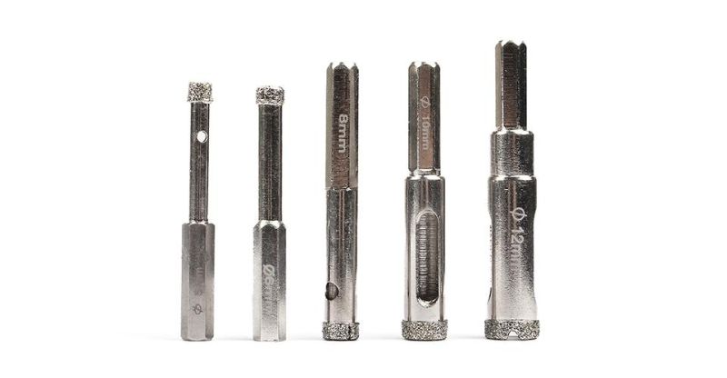 Zlion Diamond Grinding Bur Hole Saw Drill Bits for Glass Bloco Marbles Tile