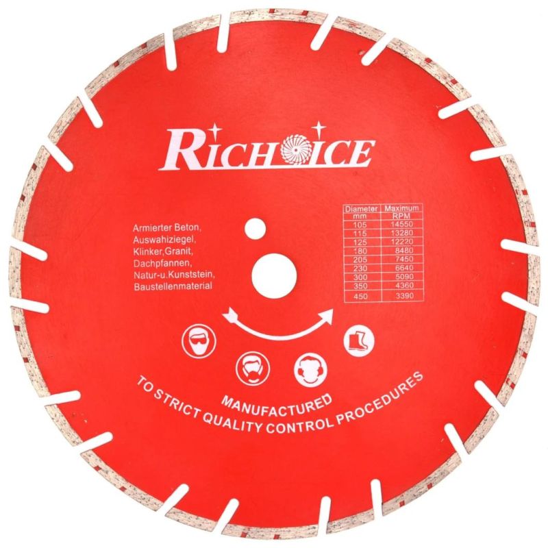 Richoice 5" 125mm Universal Superfast Diamond Blade 25.4mm Bore