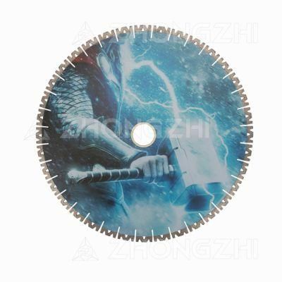 500mm W-Shaped Segmented Diamond Cutting Saw Blade for Granite