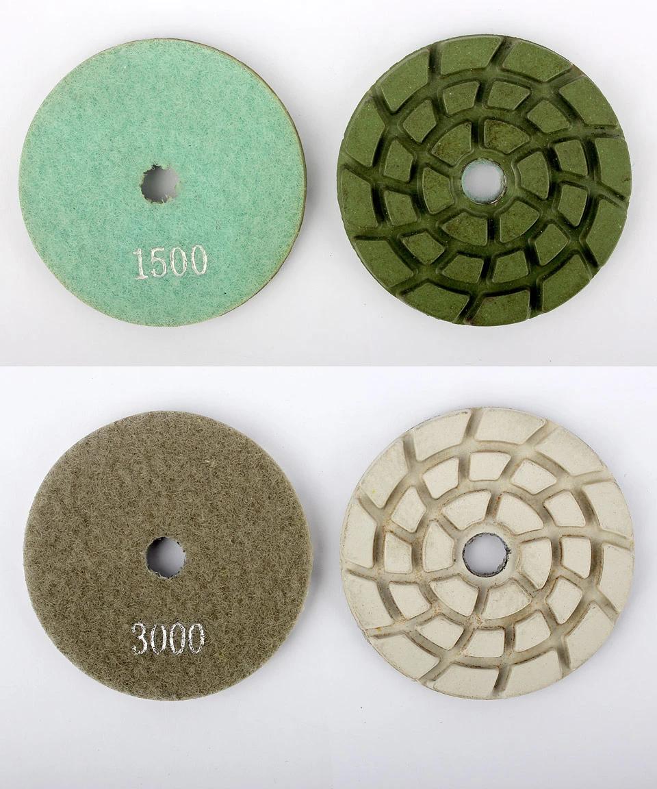 3" Diamond Copper Filling Polishing Pad for Concrete Terrazzo Floor