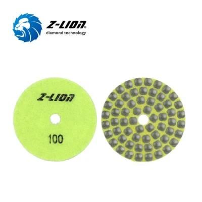 3&quot; 4&quot; Diamond Flexible Resin Dry Polishing Pad Stone Abrasive Tool for Granite Marble Grinding