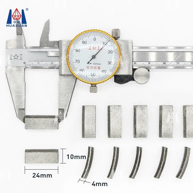 Roof Type Concrete Stone Diamond Drill Bit Segments