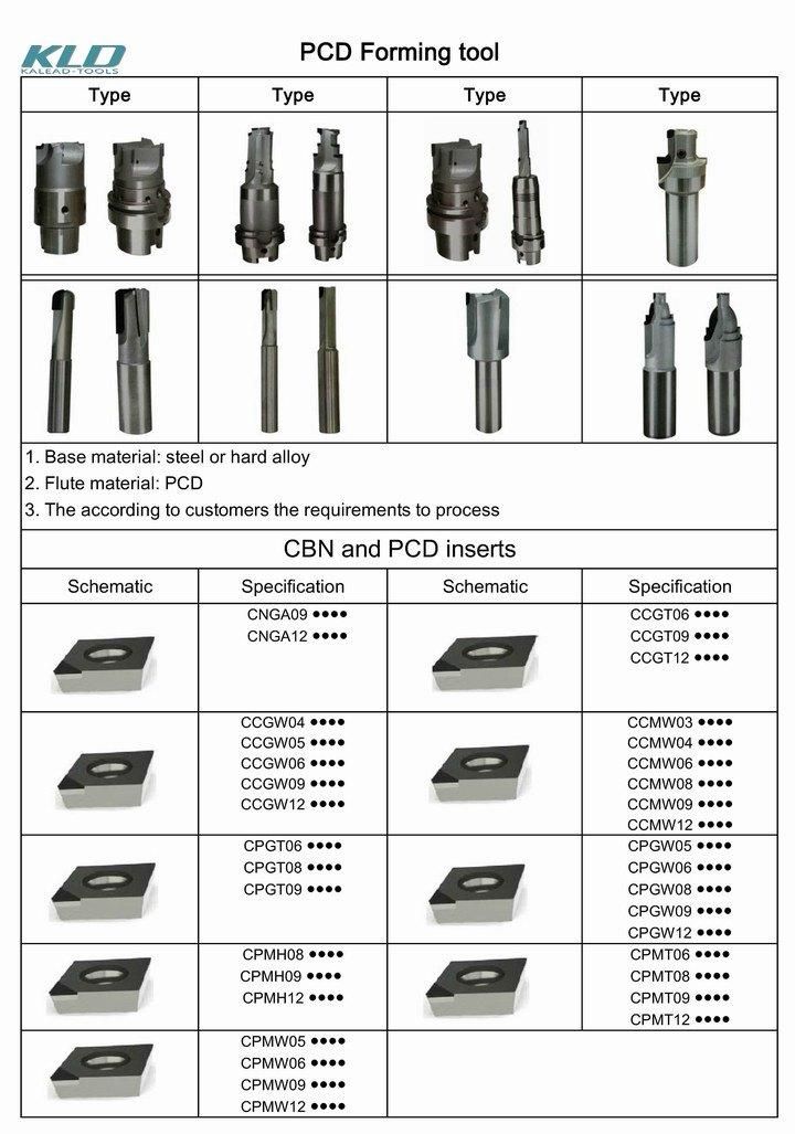 Non-Standard PCD Tools for Diamond Cutter/ Diamond Cutting Tools Diamond Tools Used for Auto Parts Cutting Tools and Milling Machine Tools