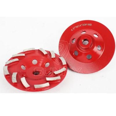 4.5 Inch Diamond Grinding Cup Wheel for Concrete