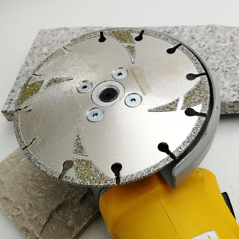 4′′ Electroplated Diamond Cutting and Grinding Discs for Granite & Marble, Both Side Coated