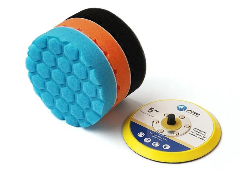 3" 4" 5" Car Sponge Polishing Pad Kit with Backing Pad for Car