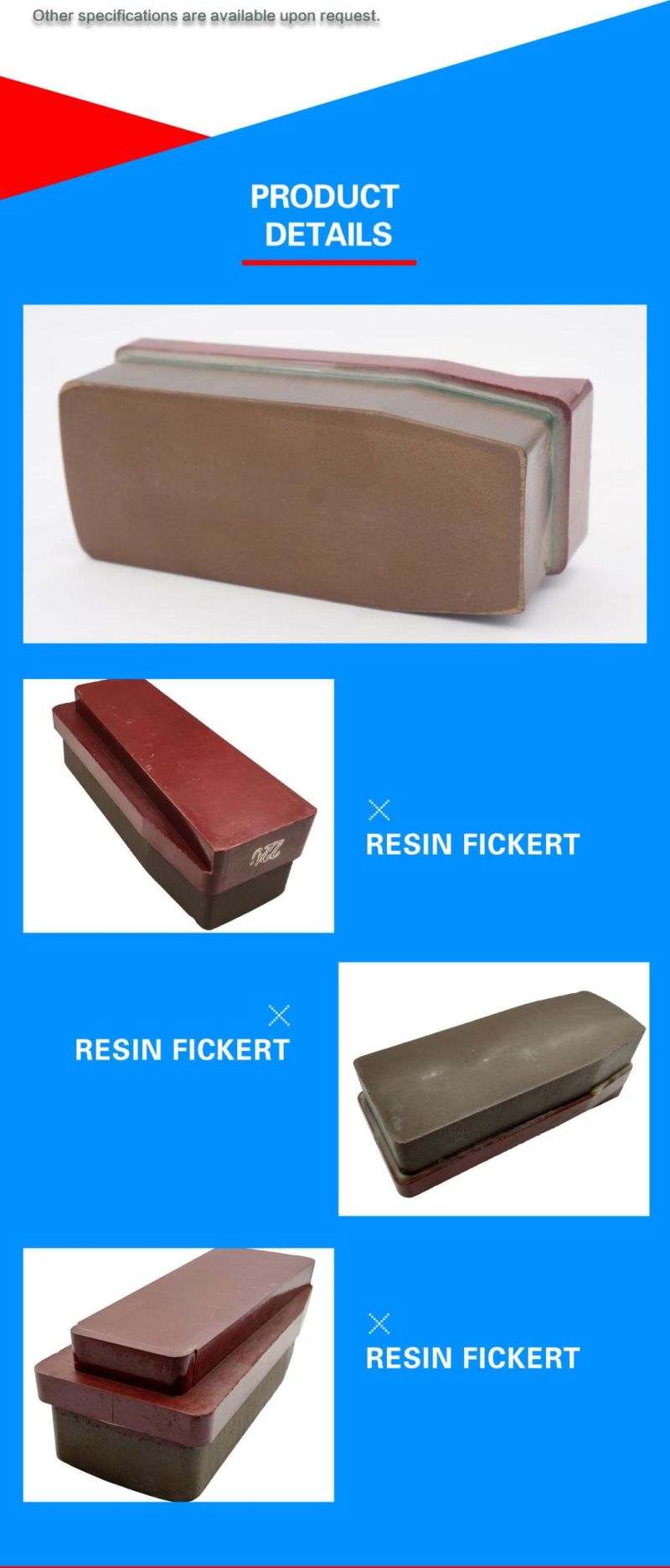 Linxing Resin Fickert for Stone Slab Grinding