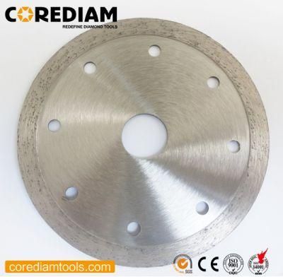 D110 Sinter Hot-Pressed Continuous Rim Saw Blade for Ceramic Tile Cutting