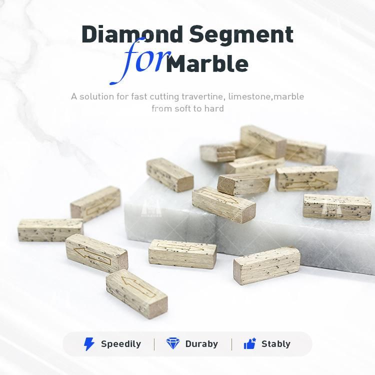 Free Chip Fast Cutting Diamond Segment for Marble