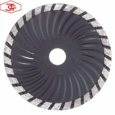 180mm Wave Turbo Diamond Cutting Saw Blade for Marble