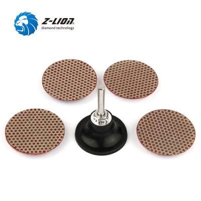 50mm Electroplated Diamond Sanding Pads Pads for Polish Granite