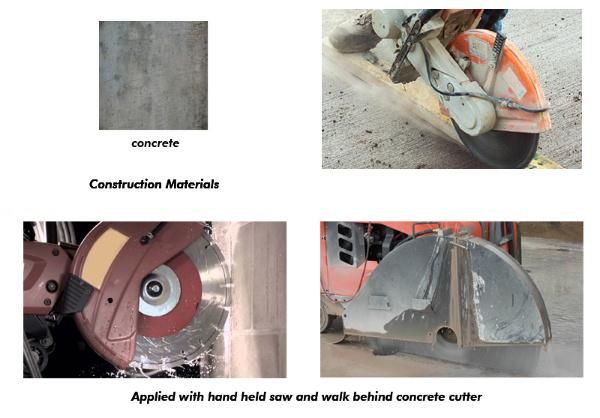 Brazed Diamond Saw Blade for Cutting Concrete