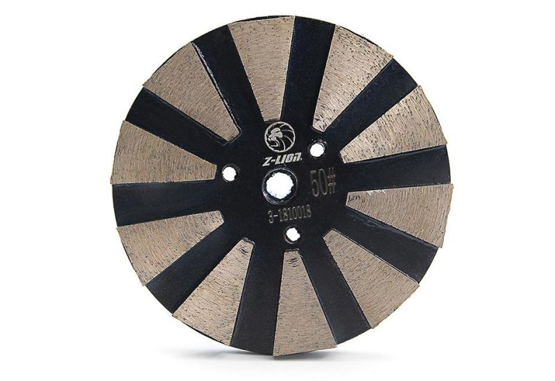 4" Diamond Polishing Pad Concrete Floor Grinding Disc 10 Segments Abrasive Wheel