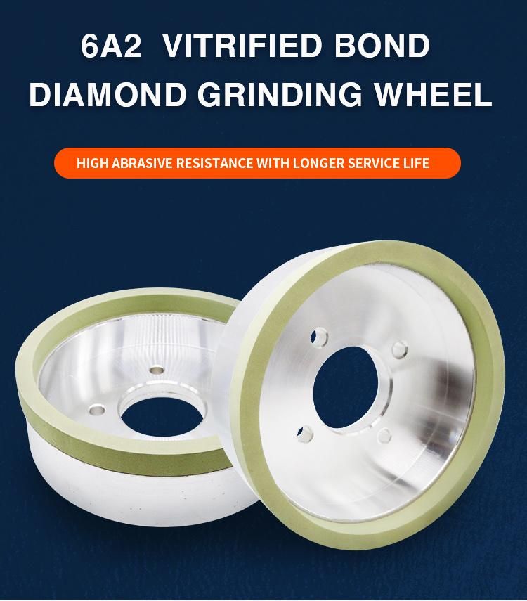 Vitrified Bond Cup Diamond Grinding Wheels for PCD Blade