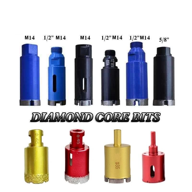 vacuum Brazed Diamond Core Drill Bits for Concrete and Stone with Round Shank (SED-DCD-VBR)