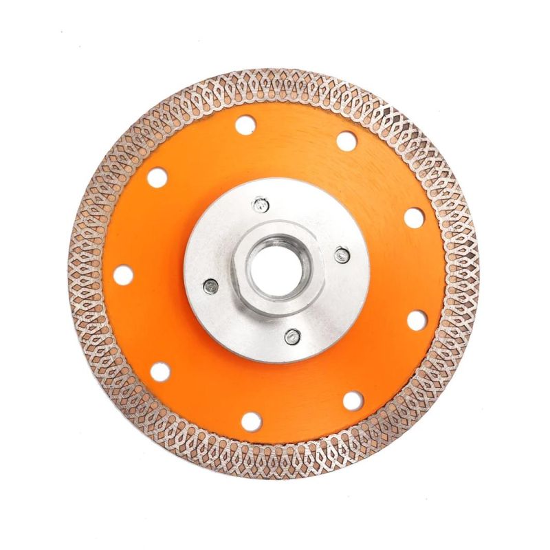 4" 100mm Hot Pressed Sintered Turbo Diamond X Mesh Blade Circular Saw Blade Diamond Disc Cutting Ceramic Blade for Granite Marble and Hard Stones