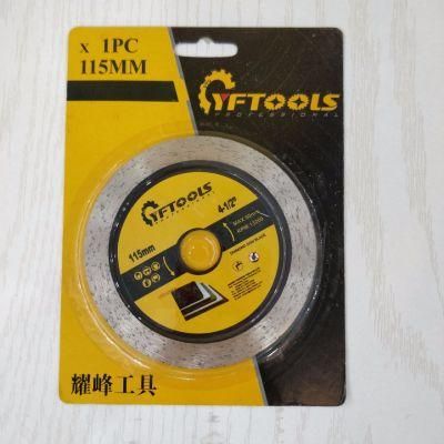 Hot-Press 4.5&quot; Sharpening Continuous Diamond Saw Blade Cutting Disc