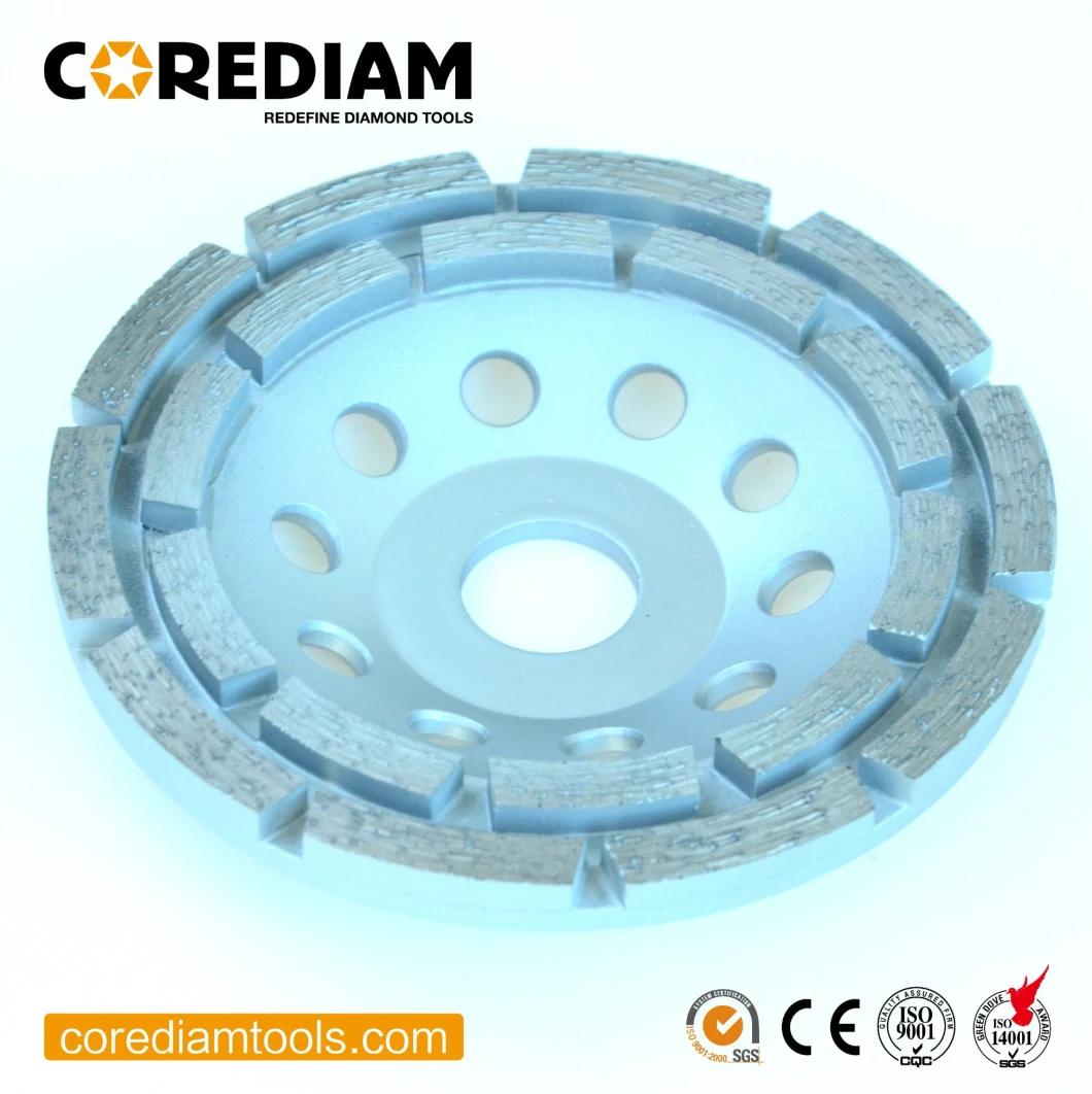 Double Row Grinding Cup Wheel with Superior Efficiency for Concrete and Masonry/Angle Grinder in All Sizetooling/Grinding Cup Wheel