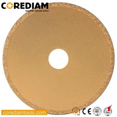 4-Inch Vacuum Brazed Continuous Rim Saw Blade/Diamond Tool/Cutting Disc