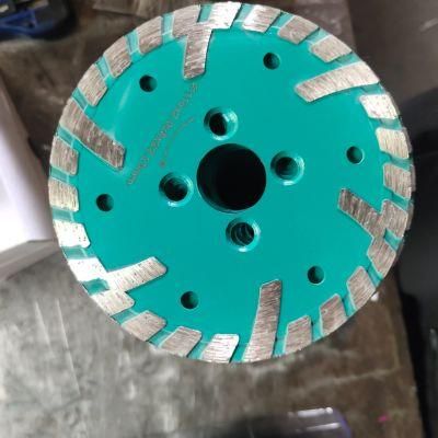 Turbo Rim Diamond Blade with Protected Teeth for Hard Stones, Concrete