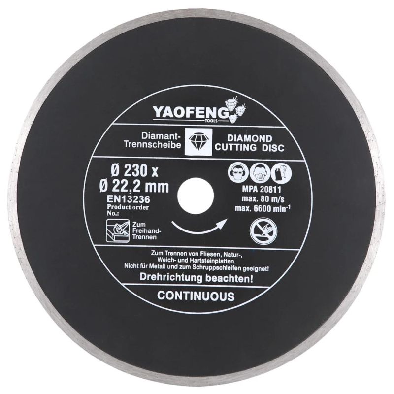 230mm Diamond Wet Cutting Disc