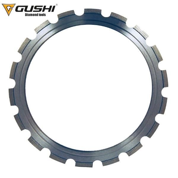 Gushi 350mm Arix Diamond Ring Saw Blade for Concrete Cutting