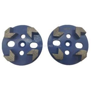 4&quot; Metal Diamond Grinding Disc with Arrow Segments for Concrete