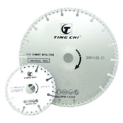 High Quality Vacuum Brazed Diamond Multi-Purpose Teeth Segmented Saw Blade