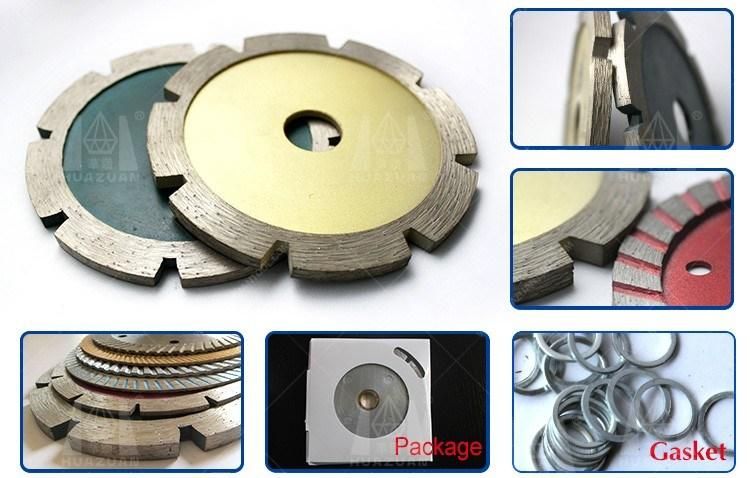 Hot Press Sintered Diamond Blade, Small Diameter Turbo Rim Diamond Blade for Cutting Stones & Granite